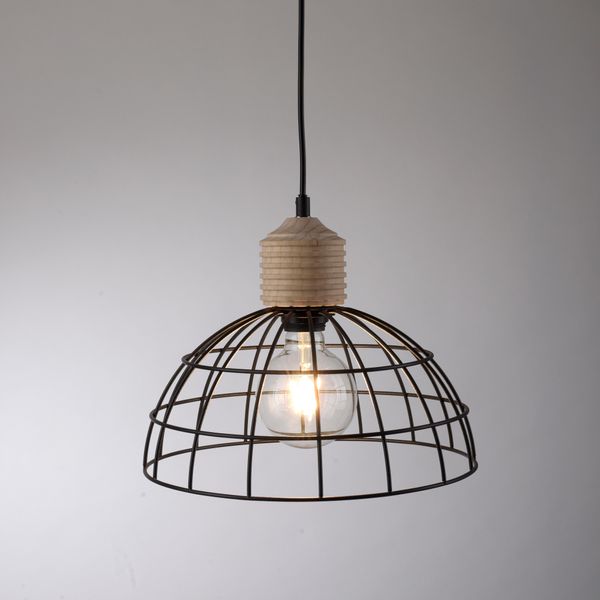 Just Light Pendelleuchte "Taro", Schwarz, 1, 1 Stk., Leuchten, Exklusivee27, Pendelleuchte-image