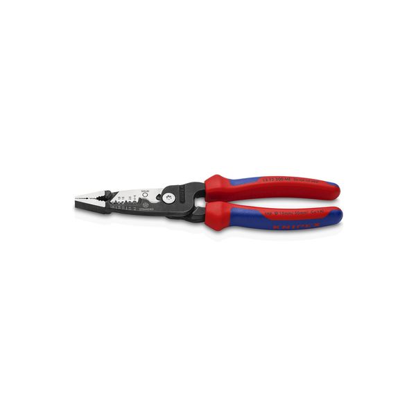 Knipex 13 72 200 Me Multifunktions-Elektrikerzange Metrisches Modell Mit Mehrkomponenten-HüLlen Schwarz Atramentiert 200 Mm)-image