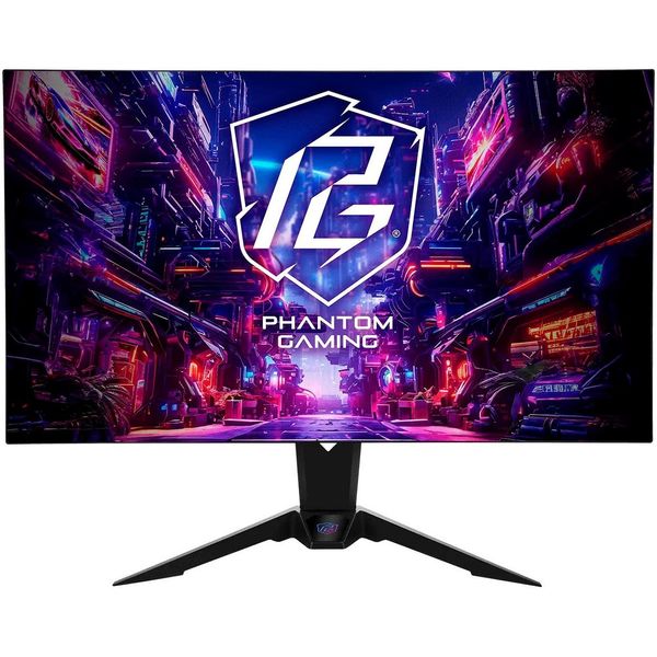 Asrock Curved-Gaming-Led-Monitor "PGO32UFS", Energieeffizienz: G (A-G), Schwarz, B:61Cm H:36,7Cm T:9,3Cm, Monitore-image