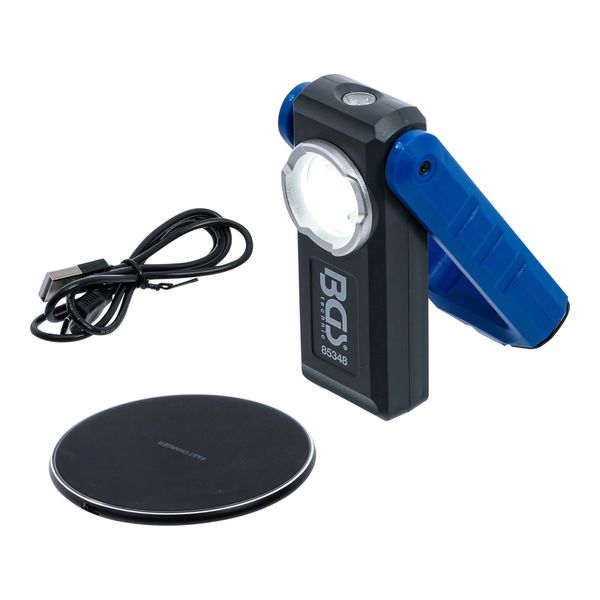 Bgs Cob-Led-Werkstattleuchte Mit Magnet Und Haken, Klappbar, Mit Induktiver Ladefunktion ; Bgs Technic (85348)-image
