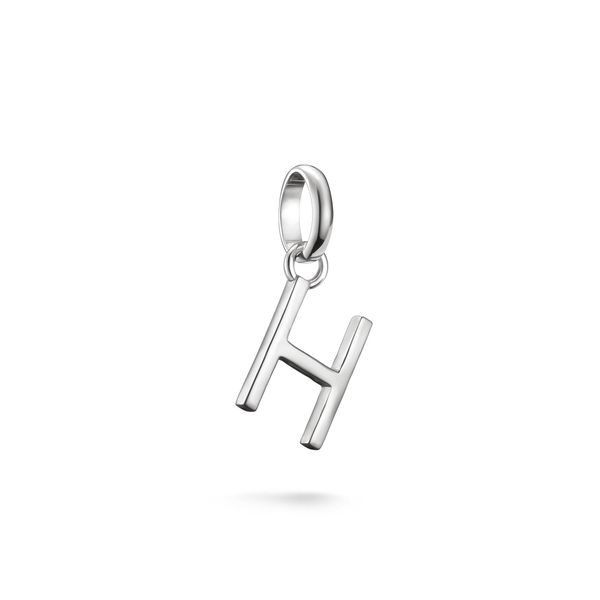 Charm Buchstabe Thomas Sabo "Charm Alphabet/Buchstabe - Connect", Silber (Silberfarben), Charms, Damen, H, Silber 925 (Recycelt)-image