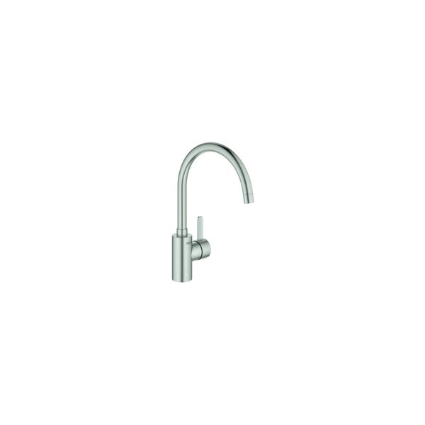 Grohe SpüLtisch-Einhebelmischer Eurosmart Cosmopolitan 1/2", Hoher Auslauf, Supersteel (32843DC2)"-image
