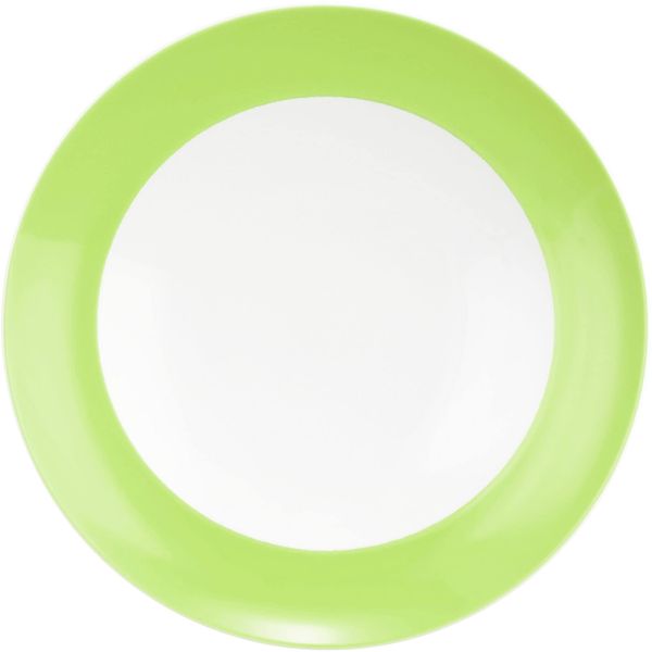 Suppenteller Seltmann Weiden "Liberty Pure Colors", Lime GrüN, H:4,2Cm Ø:23,6Cm, Porzellan, Speiseteller, Tiefer Teller, Pastateller-image