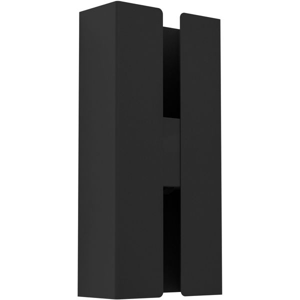 Eglo Wandleuchte "Briscola Wandlampe - Stahl - LED - 2X4W - IP44", Schwarz, 2, H: 25Cm, 1 Stk., Leuchten, AußEnlampe, Outdoor-Lampe, Dip Switch, L12 X H25 X AL6 Cm, Wandleuchte-image