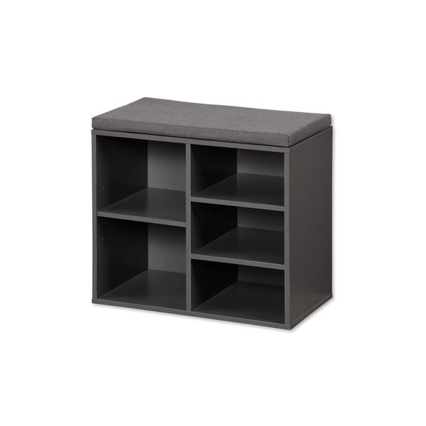 Kesper Schuhschrank Mit Sitzkissen - Versch. AusfüHrungen - Grau Klein-image