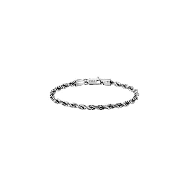 Armband Boss "Myles", Silber (Edelstahlfarben), ArmbäNder, Damen, 19Cm, Edelstahl, Armband-image