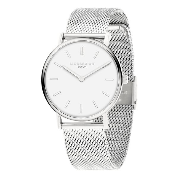 Quarzuhr Liebeskind Berlin "Pure Elegance", Silberfarben, Armbanduhren, Damen, Quarzuhr, Armbanduhr, Damenuhr, Edelstahlarmband, Analog-image
