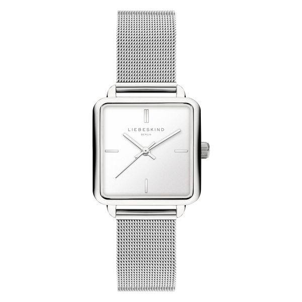 Quarzuhr Liebeskind Berlin "Modern Mesh", Silber (Silberfarben), Armbanduhren, Damen, Quarzuhr, Armbanduhr, Damenuhr, Edelstahlarmband, Analog-image