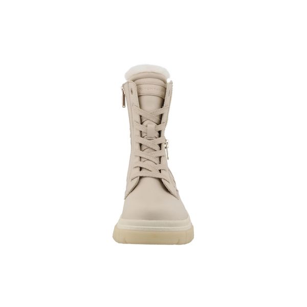 Stiefel Tom Tailor "Tom Tailor Winter Boots", Damen, Gr. 42, Beige, Polyurethan, Schuhe Stiefel-image