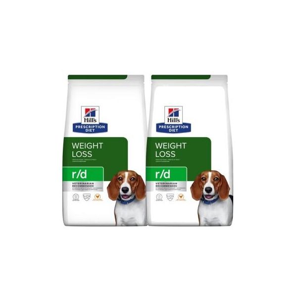 Hill's Prescription Diet R/D Croquettes Chien Weight Reduction 2X10 Kg-image