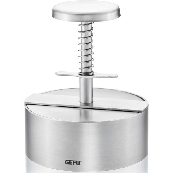 Burgerpresse Gefu "PÄTti", Silber, B:14Cm T:14Cm Ø:11,5Cm, Edelstahl 18/10, KüChenpressen, Robust Dank Hochwertigem Edelstahl-image