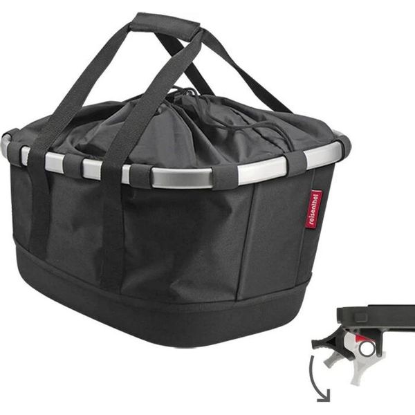 Klickfix Reisenthel Bikebasket GT GepäCkträGertasche Mit Aluminumrahmen Uniklip 2 Schwarz-image