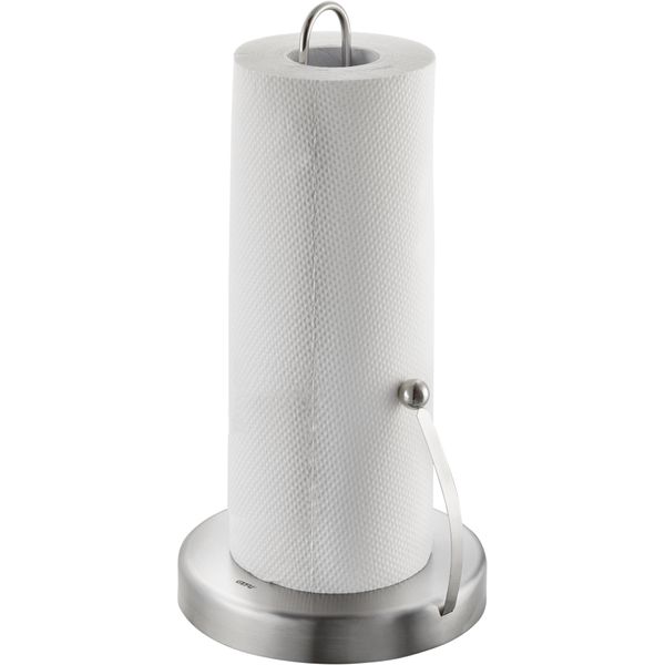 KüChenrollenhalter Gefu "Spenso", Silber (Silberfarben), H:32,5Cm Ø:17,1Cm, Edelstahl 18/10, KüChenrollenhalter, Edelstahl 18/10-image