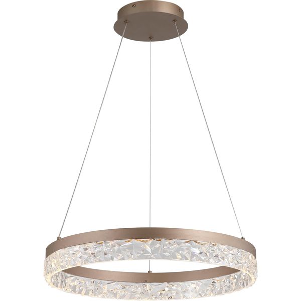 Searchlight Led Pendelleuchte "Maddie-Led-Pendelleuchte, Latte-Metall", Energieeffizienz: G (A-G), Latte, 1 Stk., Leuchten, Led Pendelleuchte-image
