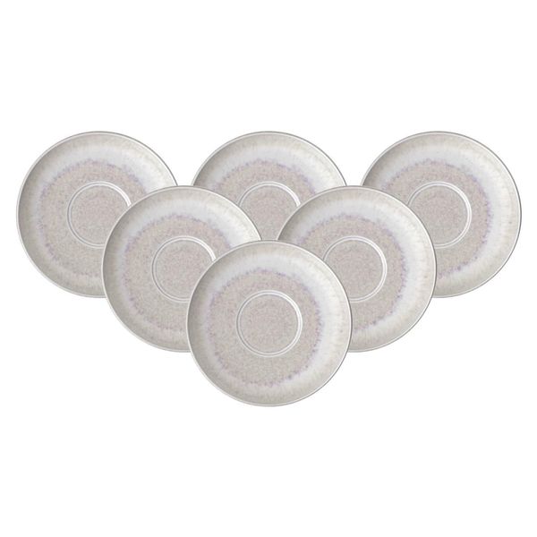 Like. By Villeroy & Boch Kaffeeuntertassen Perlemor Sand ø 16,1 Cm 6Er Set-image