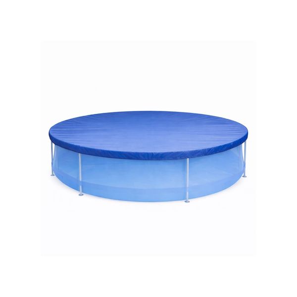 Happy People Poolabdeckung Rund Stahlrahmenpool 427 Cm Abdeckplane Poolplane 450 Cm Gummizug-image