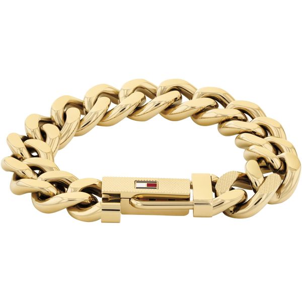 Armband Tommy Hilfiger "Wild", Gold (Gelbgoldfarben), ArmbäNder, Herren, 19Cm, Edelstahl, Armband, Mit Emaille-image