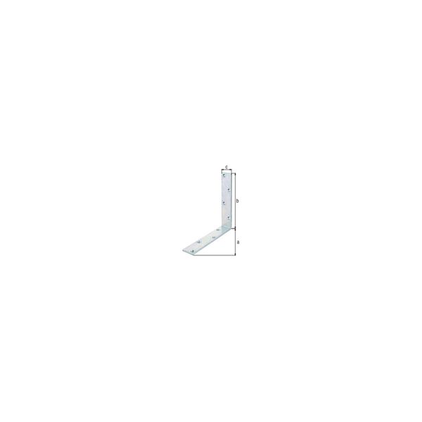Balkenwinkel L200X200Mm B.40Mm Sta Galv.Gelb Verz.S.5Mm Gah ; Gah Alberts (333607)-image