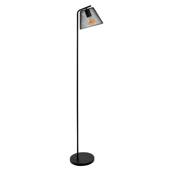 NÄVe Stehlampe "Korie", Schwarz, 1, Ø 20Cm H: 140Cm, 1 Stk., Leuchten, Metallgeflechtschirm, 1X E27, H: 140Cm, Zuleitung 230Cm, FußSchalter, Stehlampe-image