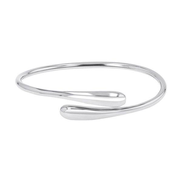Armreif Tom Tailor "Schmuck Geschenk Edelstahl Tropfen", Edelstahlfarben, ArmbäNder, Damen, Edelstahl, Armreif-image