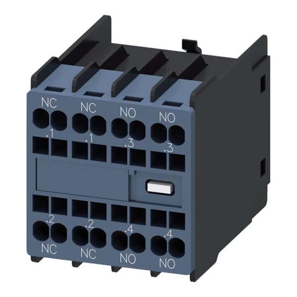 Siemens Indus.Sector Hilfsschalterblock 2S+2Ö,Bgr.S00,S0 3RH2911-2HA22 (3RH29112HA22)-image