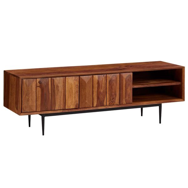 Wohnling WL6.556 Lowboard Sheesham 123 Cm X 35 Cm X 42 Cm-image