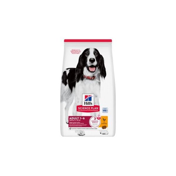 Hill's Science Plan Roquettes Chien, Medium Adulte Avec Du Poulet 2X14 Kg-image