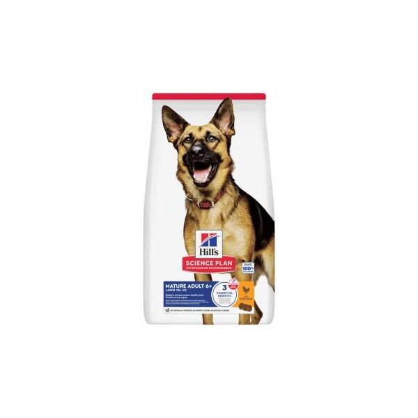 Hill's Croquettes Science Plan Pour Chien, Large Breed Mature Adult, Au Poulet 2X14 Kg-image