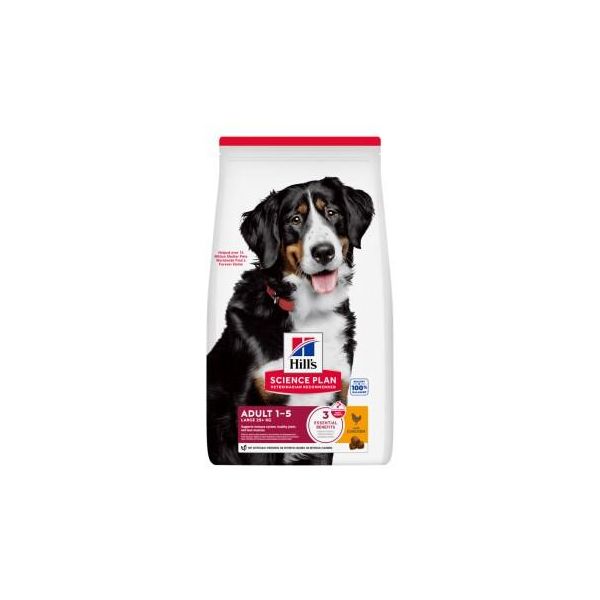 Hill's Croquettes Pour Chien Science Plan, Large Breed Adult Avec Du Poulet 2X14 Kg-image