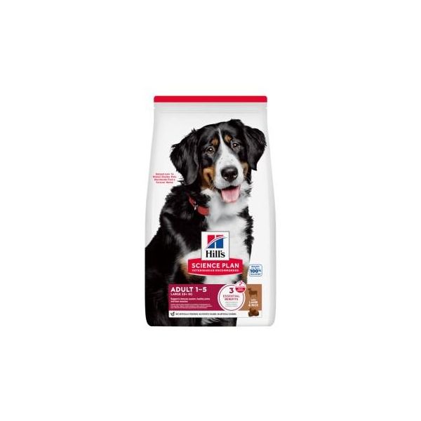 Hill's Croquettes Pour Chien Science Plan, Large Breed Adult Avec De L’Agneau Et Du Riz 2X14 Kg-image