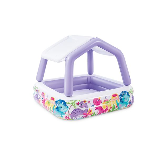 Intex 57470NP - Planschbecken - Sun Shade (Lila, 157X157X122Cm) Mit Sonnenschutz-image