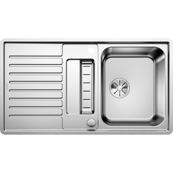 KüChenspüLe Blanco "Classic Pro 5 S-IF", Silber (Edelstahl Seidenglanz), B:91,5Cm, Edelstahl, KüChenspüLen, Inklusive 1 Edelstahleinsatz-image