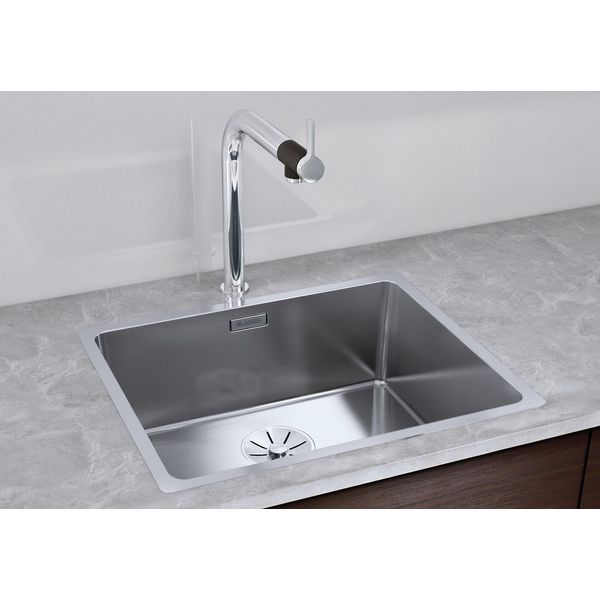 KüChenspüLe Blanco "Andano 500-IF", Silber (Edelstahl Seidenglanz), B:54Cm, Edelstahl, KüChenspüLen-image