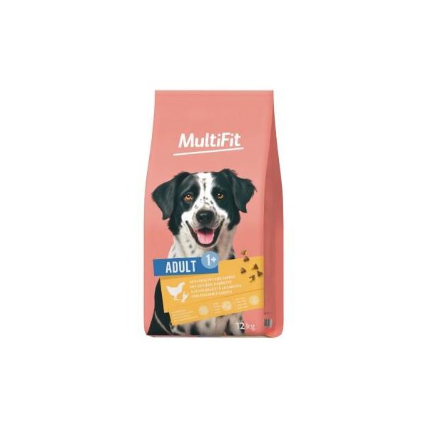 Multifit Croquettes Pour Chien Adulte, Au Volaille & Carotte 2X12 Kg-image