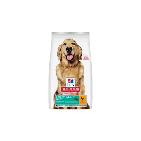 Hill's Science Plan Croquettes Pour Chien, Perfect Weight, Grande Race Adulte, Au Poulet 2X12 Kg-image