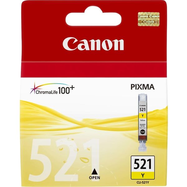 Original Canon Tintenpatrone 2936B001 / CLI-521Y Gelb-image