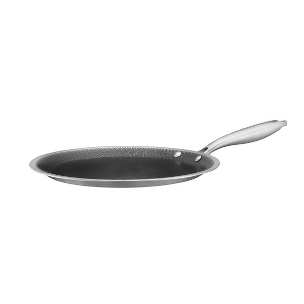 MäSer CrêPe-Pfanne 28 Cm, Edelstahl Hestia Keramik Silber / Schwarz-image