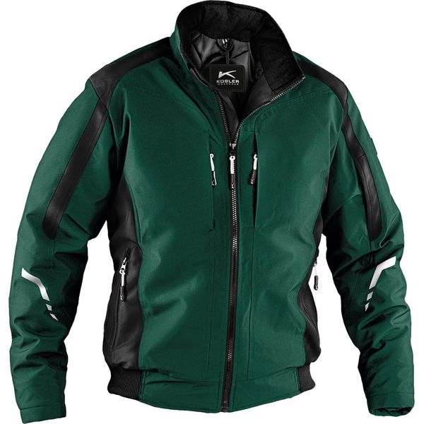 Funktionsjacke KÜBler "Bekleidung", Herren, Gr. Xl, GrüN (MoosgrüN, Schwarz), Obermaterial: 100% Polyester Pes., Jacken Funktionsjacke-image