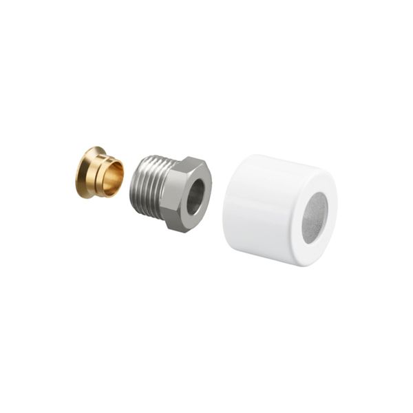 Oventrop Klemmringverschraubungs-Set Combi E 1-F., We Pulverbes, G 1/2 Agx15Mm (1169193)-image