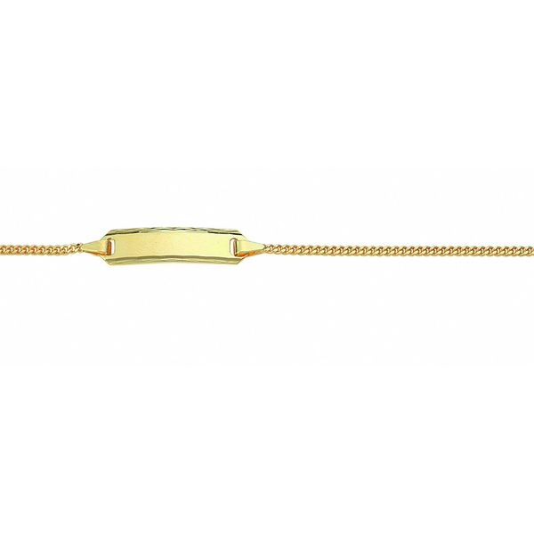 Id Armband Adelia´S "14 Cm Id - Armband 333 Gold ( 8K )", Gold, ArmbäNder, Damen, 14Cm, Gold, Goldarmband-image