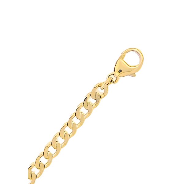 Armband Adelia´S "19 Cm Flachpanzer Armband 333 Gold ( 8K )", Gold, ArmbäNder, Damen, 19Cm, Gold, Armband, Goldarmband-image