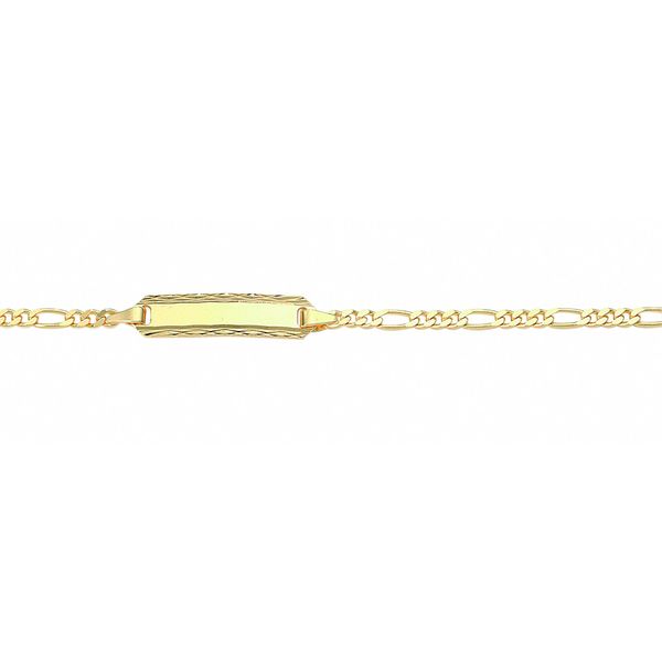 Id Armband Adelia´S "14 Cm Id - Armband 333 Gold ( 8K )", Gold, ArmbäNder, Damen, 14Cm, Gold, Goldarmband-image