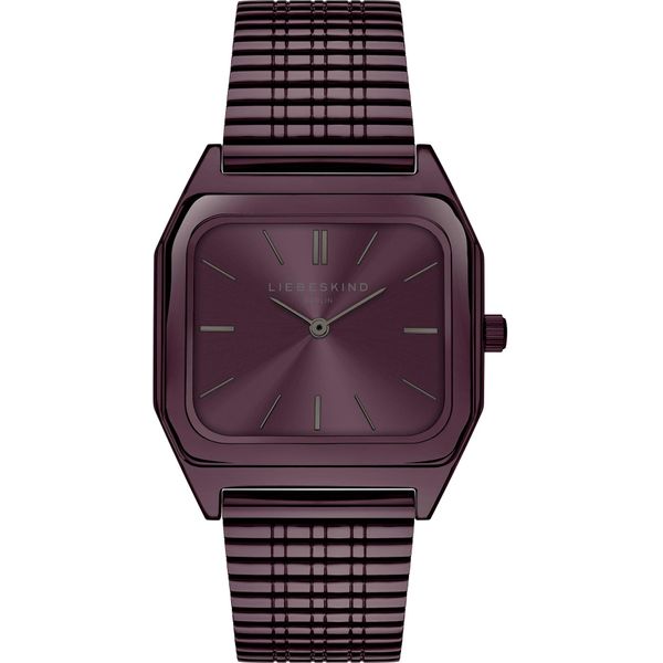 Quarzuhr Liebeskind Berlin "LT-0355-MQ", Purpurviolett, Armbanduhren, Damen, Quarzuhr, Armbanduhr, Damenuhr, Analog, Edelstahlband-image