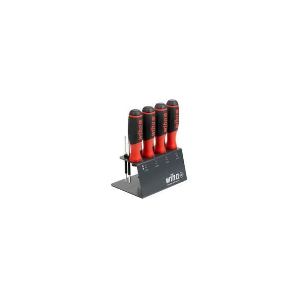 Schraubendreher Mit Bithalter Softfinish, 1/4" Schwarz/Rot, Mit Ratschenfunktion"-image