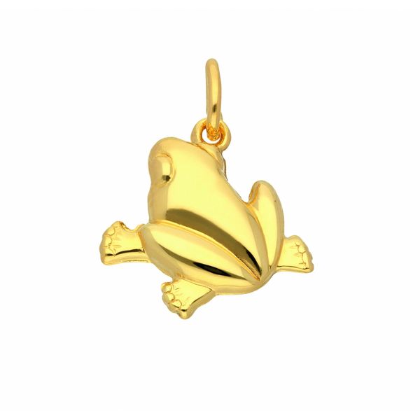 KettenanhäNger Adelia´S "Damen 333 Gold AnhäNger Frosch", Gold, SchmuckanhäNger, Damen, Gelbgold 333 Gold, Gelbgold 333, Gold, KettenanhäNger, Goldschmuck FüR Damen-image