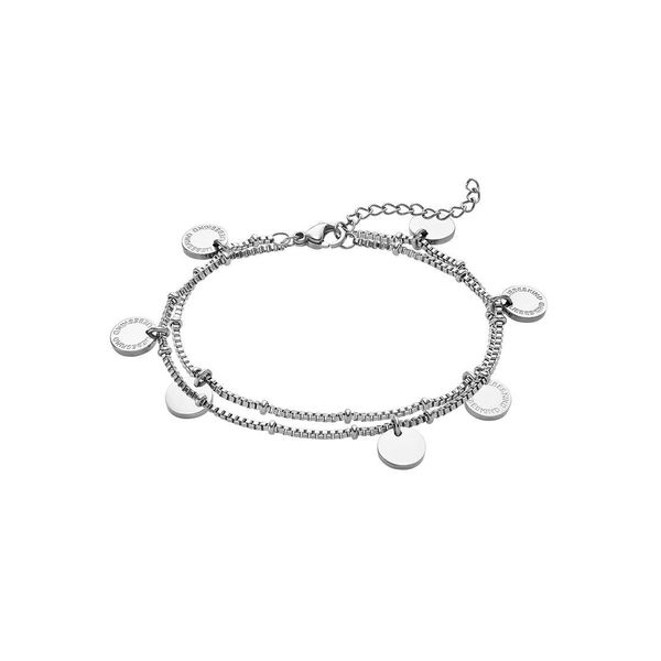 Armband Liebeskind Berlin, Edelstahlfarben, ArmbäNder, Damen, 20Cm, Edelstahl, GläNzend, Armband-image
