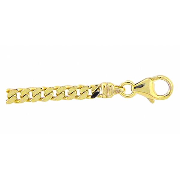Goldarmband Adelia´S "Damen 333 Gold Flach Panzer Armband 21 Cm Ø 4,1 Mm", Gold, ArmbäNder, Damen, 21, Gelbgold 333 Gold, Gelbgold 333, Gold, Goldarmband, Goldschmuck FüR Damen-image