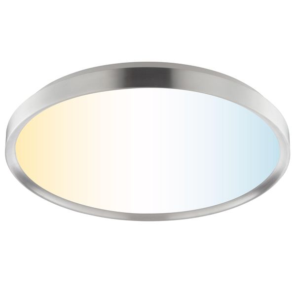 Brilliant Led Deckenleuchte "Fancia", Eisenfarben, Weiß, 1, Ø 48Cm H: 7Cm, 1 Stk., Leuchten, 3000-6500K, Dimmbar, Cct, Hohe Energieeffizienz, Led Deckenleuchte-image