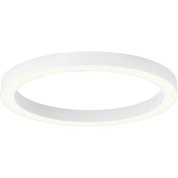 Neuhaus Pure Led Deckenleuchte "Pure Lines Round", Snow, 1, Ø 50Cm H: 3,9Cm, 1 Stk., Leuchten, Stufenlos Dimmbar üBer Fernbedienung, Cct, Led Deckenleuchte-image