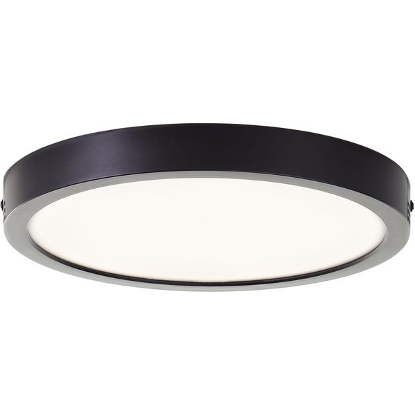Brilliant Led Deckenleuchte "Navara", Schwarz, 1, Ø 27,5Cm H: 3,1Cm, 1 Stk., Leuchten, Ø 27,5Cm, HöHe 3 Cm, 1900 Lm, 4000 K, IP44, Led Deckenleuchte-image
